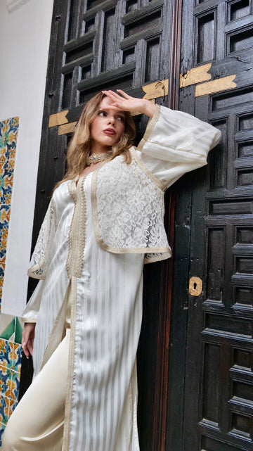CAFTAN PANTALON BEIGE