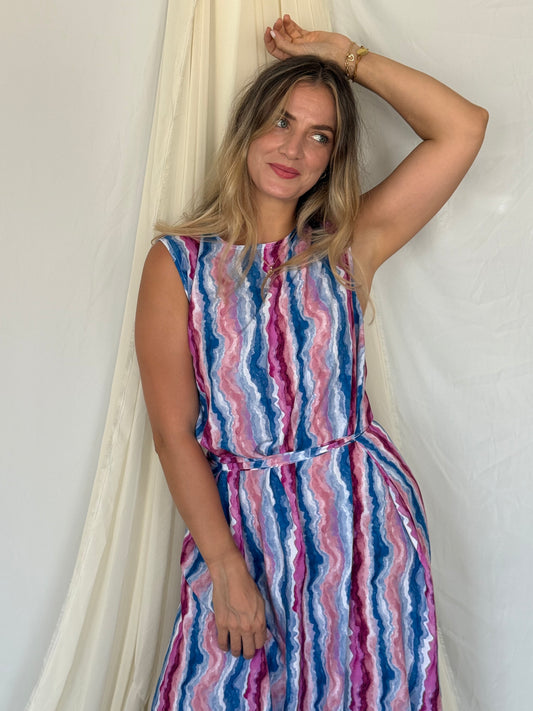 ROBE MOUDJA BLEU