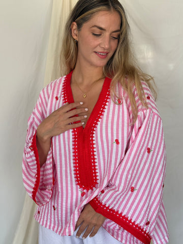 ENSEMBLE CERISE ROSE