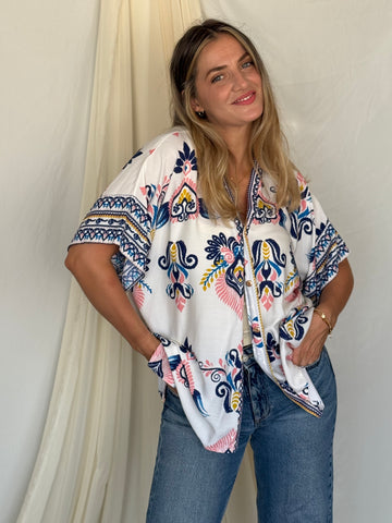 CHEMISE LAUREL ROSE