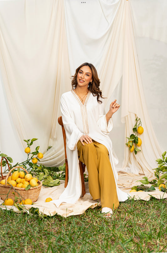 ENSEMBLE CAFTAN BLANC