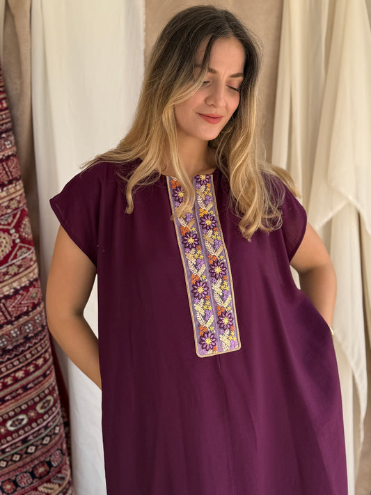 ROBE D'HOTESSE VIOLET