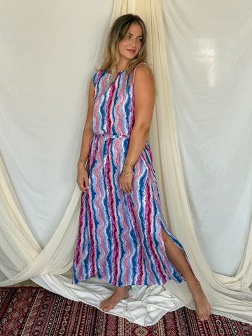 ROBE MOUDJA BLEU