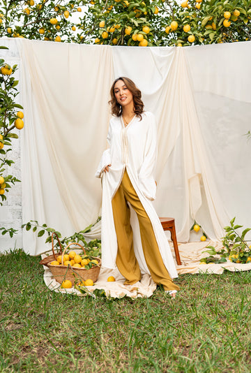 ENSEMBLE CAFTAN BLANC