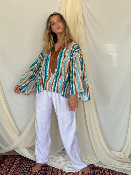 ENSEMBLE MOUJA BLEU