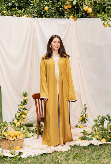 ENSEMBLE CAFTAN PISTACHE
