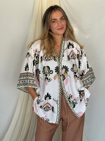 CHEMISE LAUREL VERTE