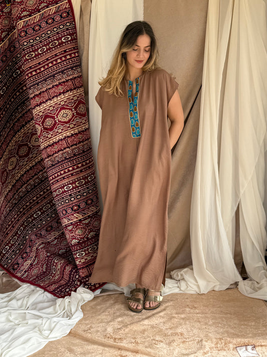 ROBE D'HOTESSE MARRON
