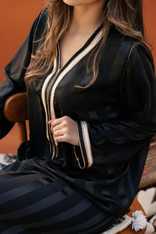 DJELLABA DJAWHARA NOIR