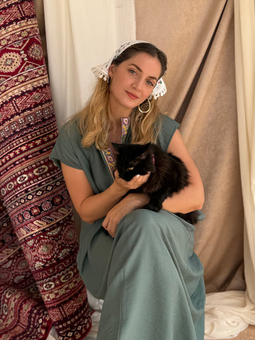 ROBE D'HOTESSE VERTE