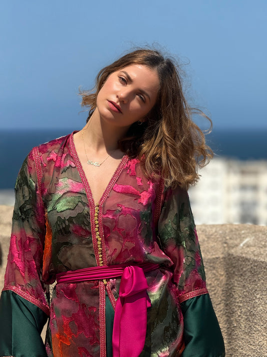 CAFTAN PANTALON ORANGE