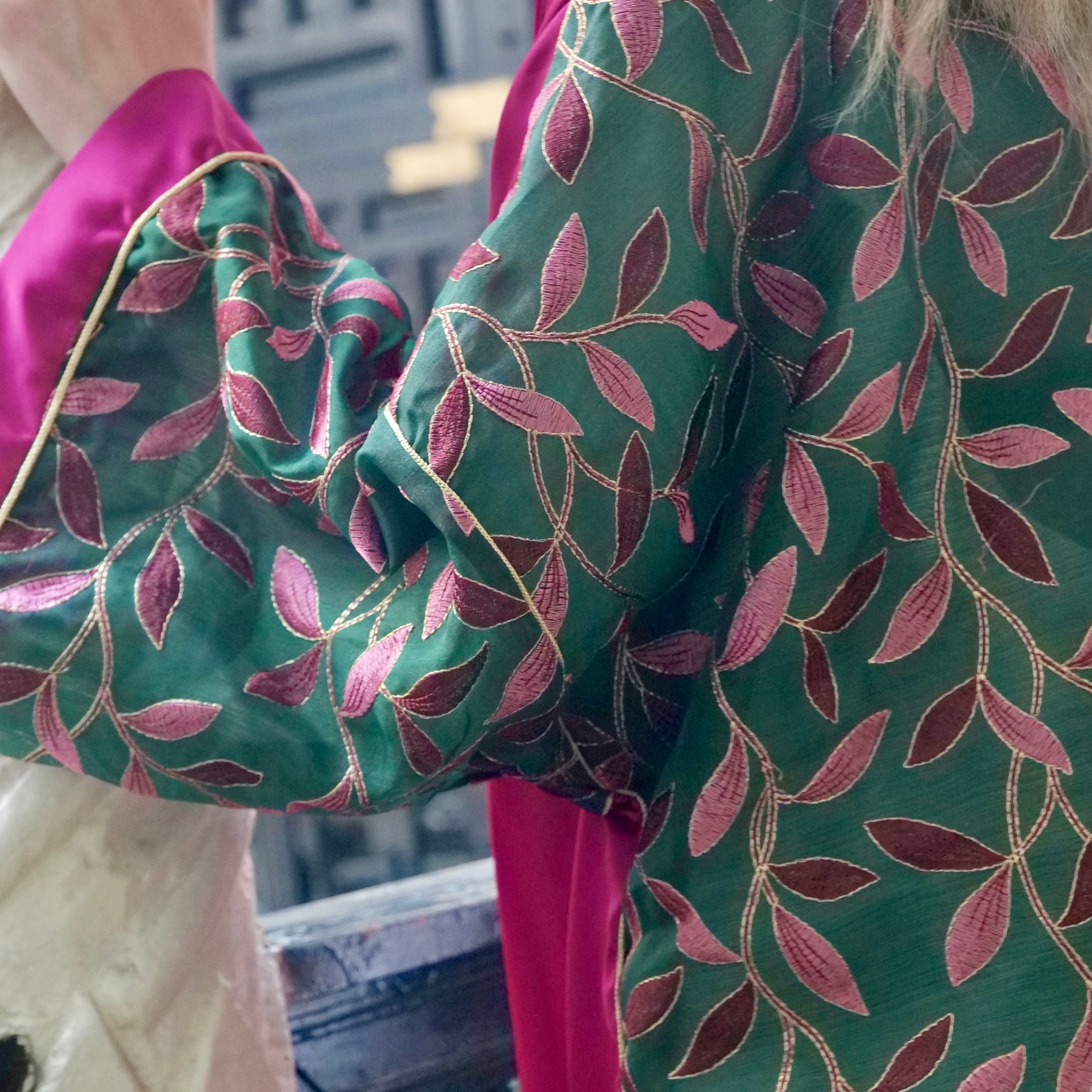 KIMONO ORGANZA EMRAUDE