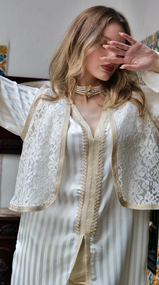 CAFTAN PANTALON BEIGE