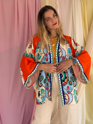 KIMONO MANDALA ORANGE