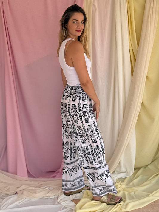PANTALON OLIVE NOIR