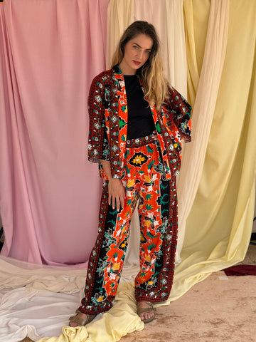ENSEMBLE MOSAIQUE ORANGE